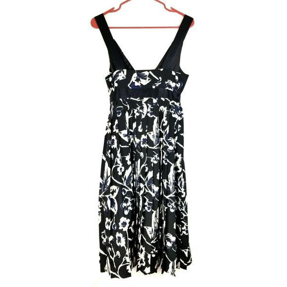 The Limited Dress Womens 8 Pleated Sheath Straps Bow Floral Party Club Dance - Picture 2 of 10